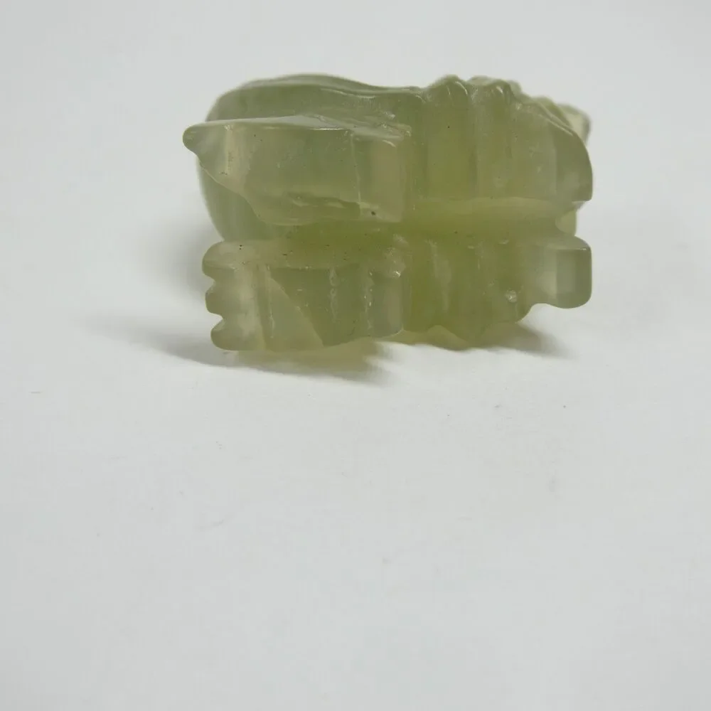 Jade Rooster Figurine Carved Sculpture 2